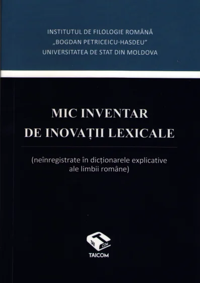 Coperta: MIC INVENTAR DE INOVAȚII LEXICALE